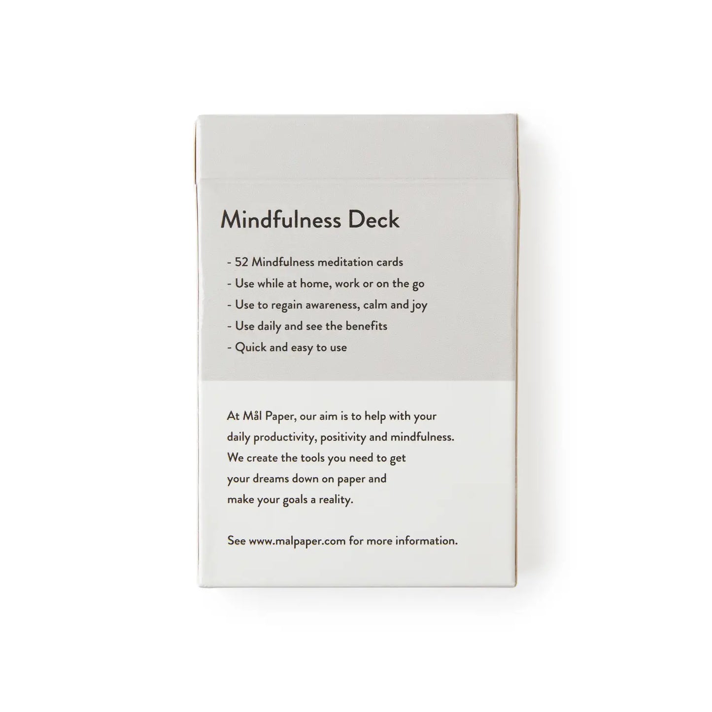 Mindfulness Meditation Deck