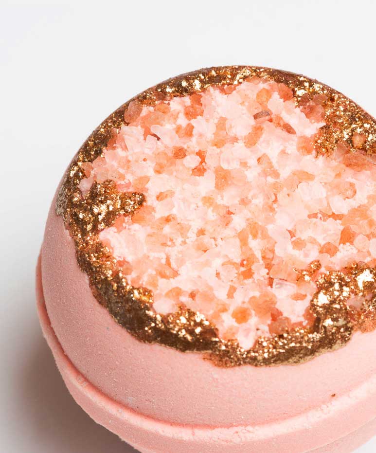 Geode Bath Bomb - Rose Quartz